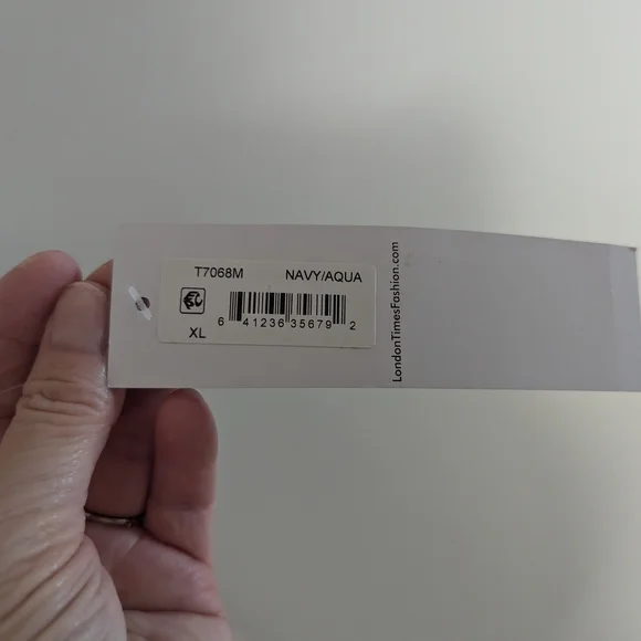 Floral Blue and Green Women's Dress - Picture 3 of 4